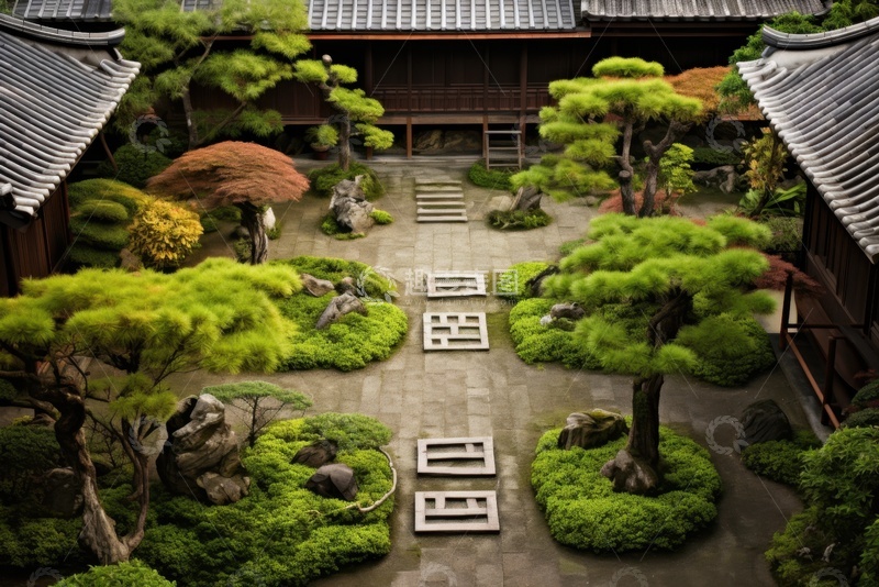 高清大图下载【趣麦麦图】古代深宅大院建筑美景