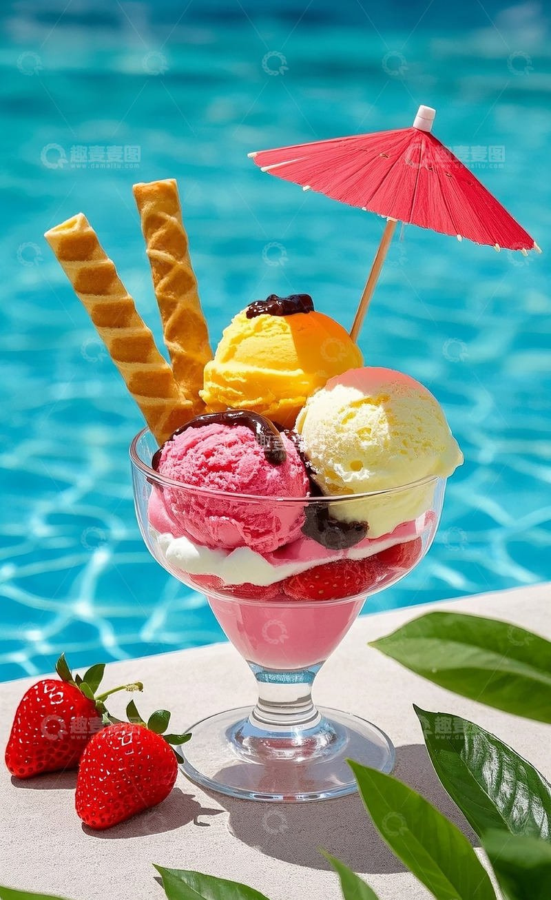 高清大图下载【趣麦麦图】冰淇淋5