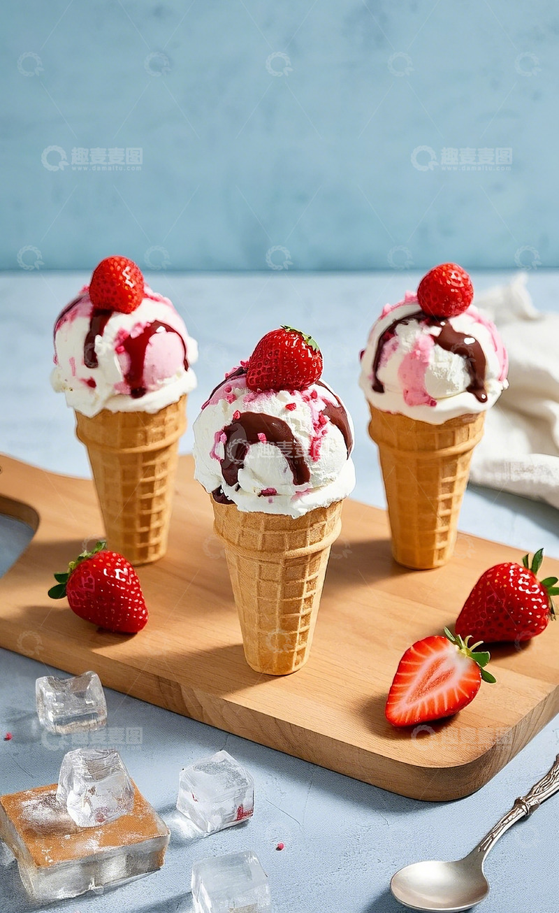 高清大图下载【趣麦麦图】冰淇淋12