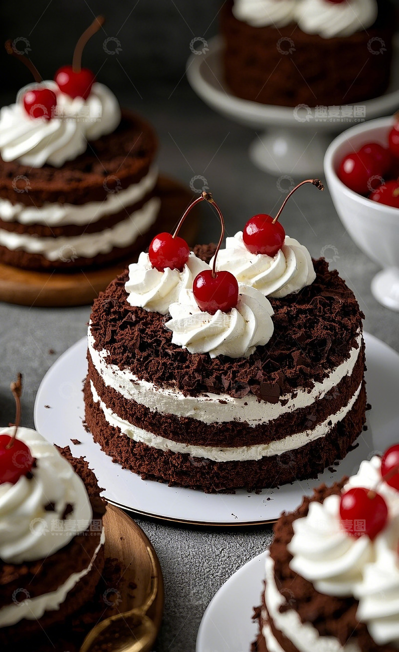 高清大图下载【趣麦麦图】黑森林蛋糕12