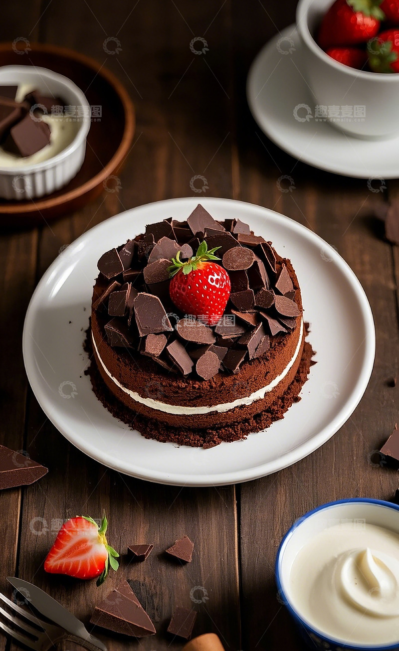 高清大图下载【趣麦麦图】黑森林蛋糕4