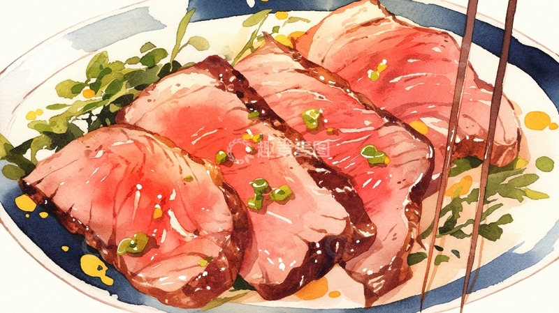 高清大图下载【趣麦麦图】美食烤肉牛排