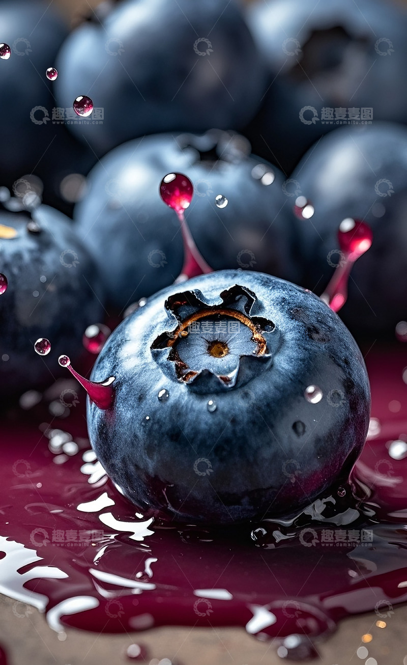 高清大图下载【趣麦麦图】蓝莓29