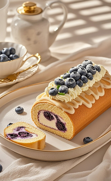 蓝莓瑞士卷2