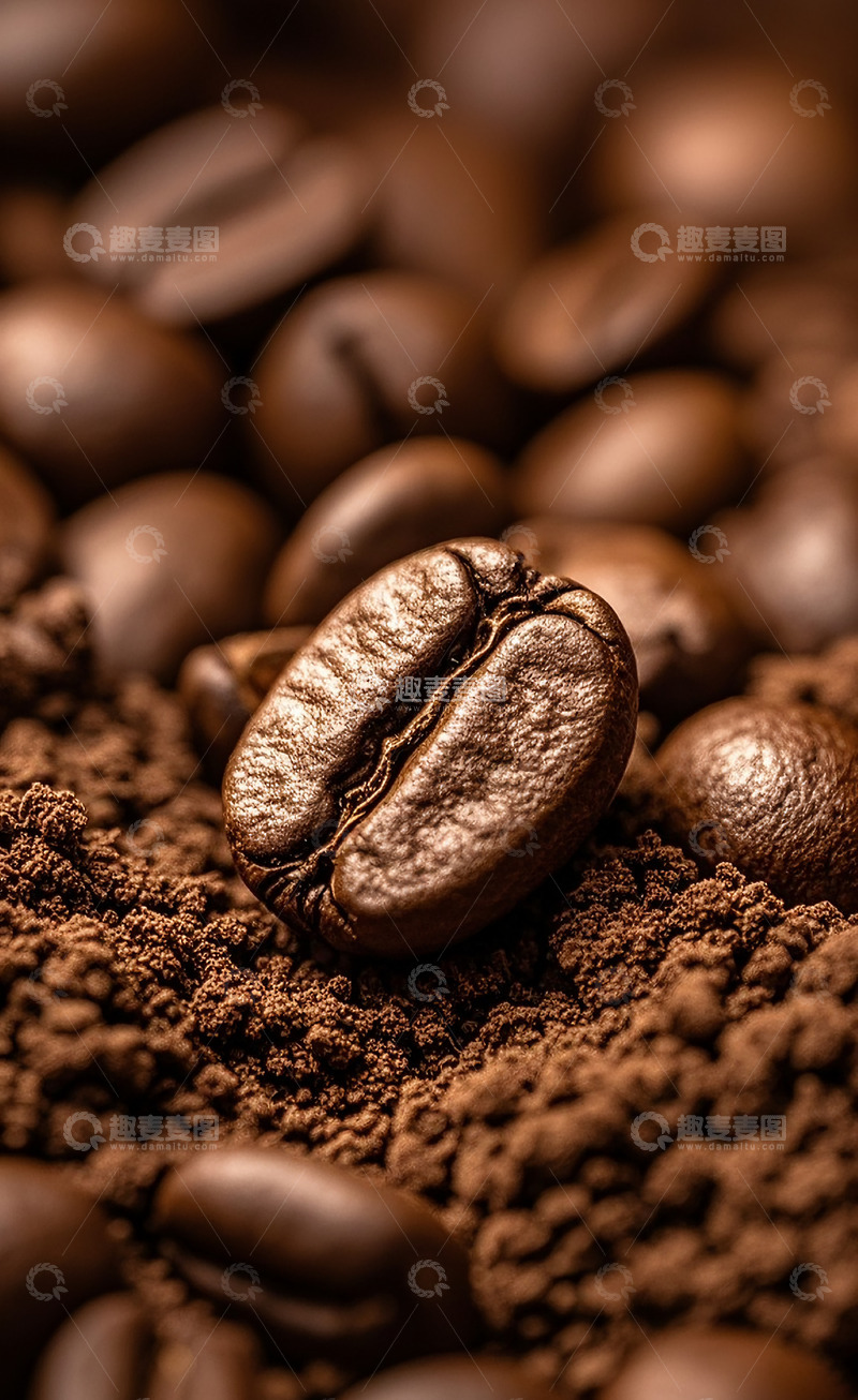 高清大图下载【趣麦麦图】咖啡豆10