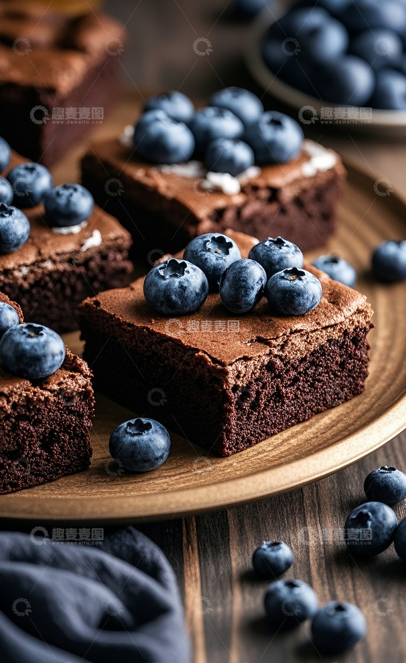 高清大图下载【趣麦麦图】蓝莓蛋糕3