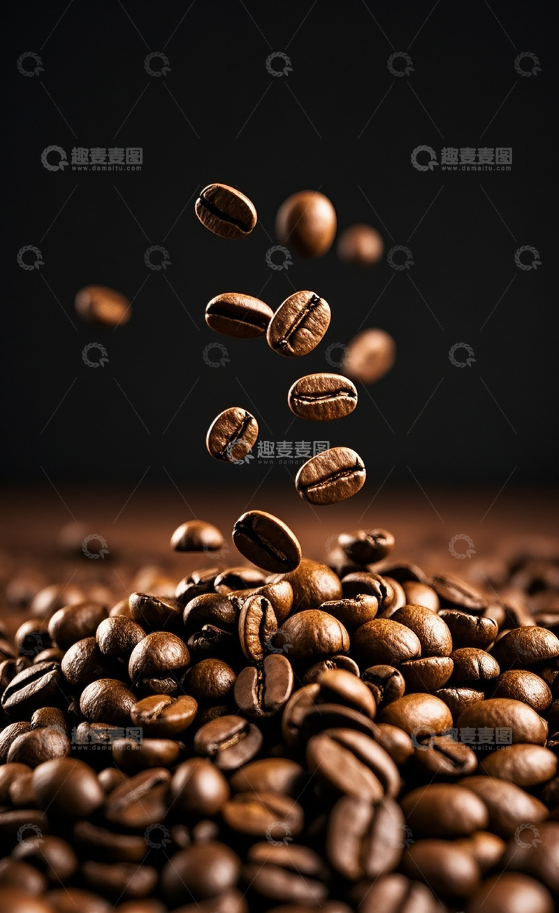 高清大图下载【趣麦麦图】咖啡豆7