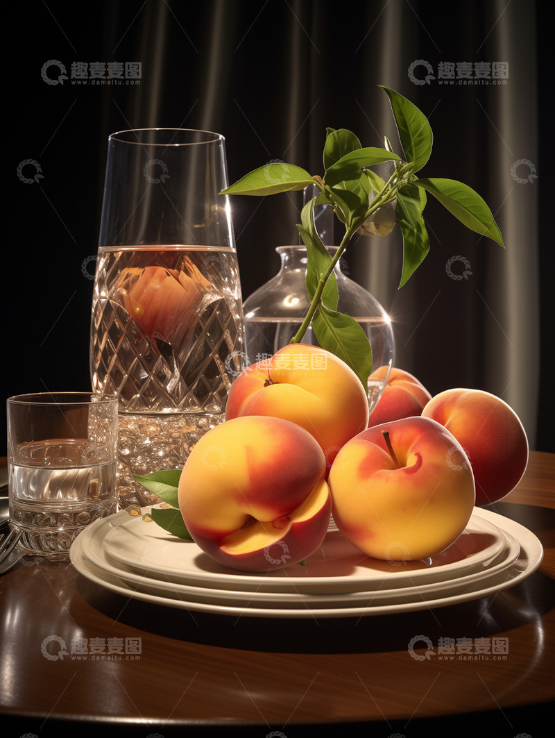 高清大图下载【趣麦麦图】水蜜桃摄影图12