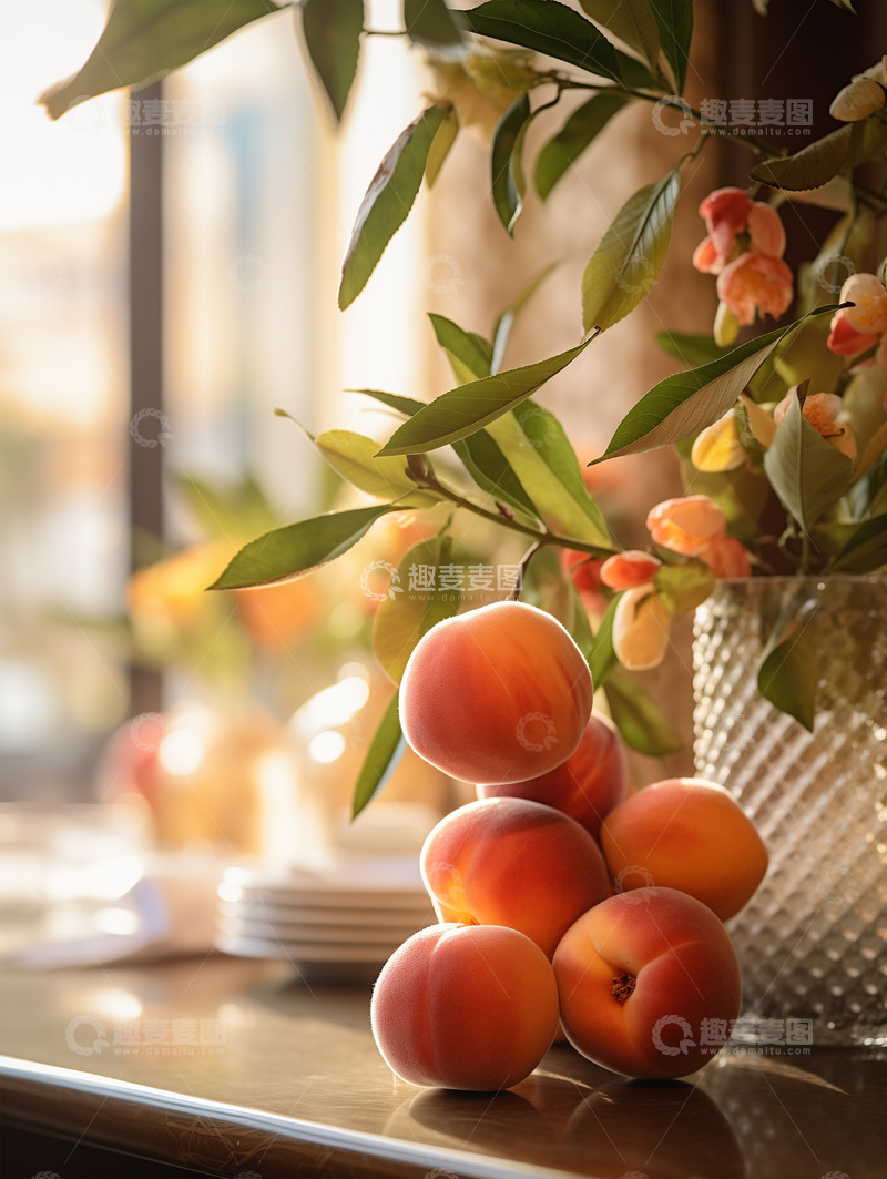 高清大图下载【趣麦麦图】水蜜桃摄影图14