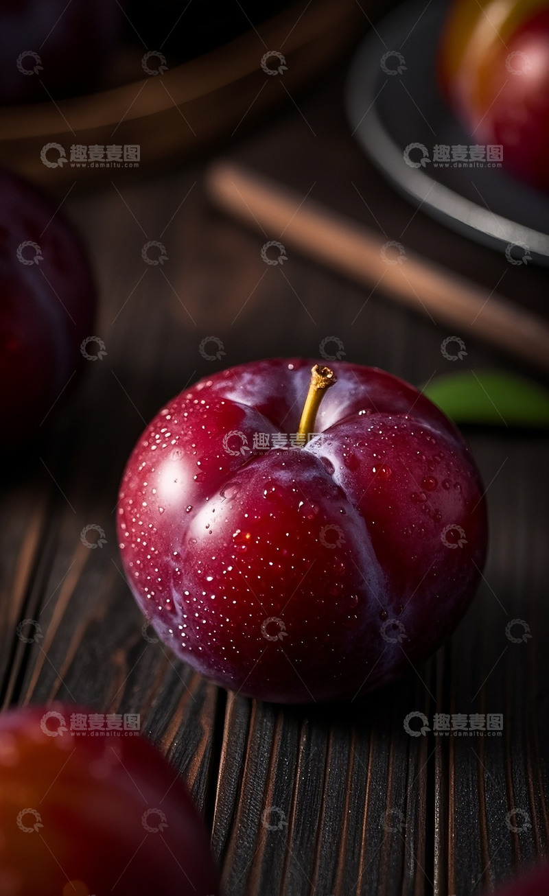 高清大图下载【趣麦麦图】紫色李子28