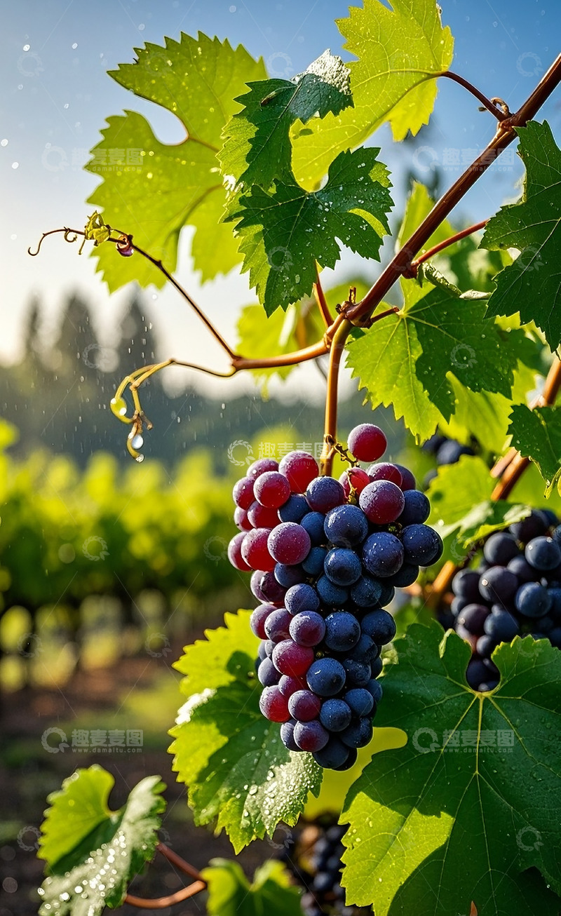 高清大图下载【趣麦麦图】紫葡萄11