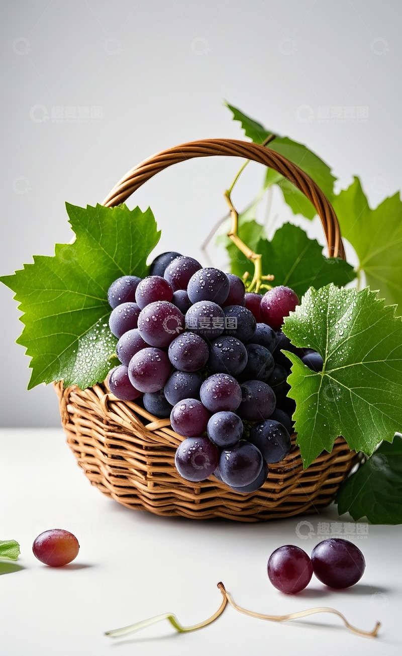 高清大图下载【趣麦麦图】紫葡萄5