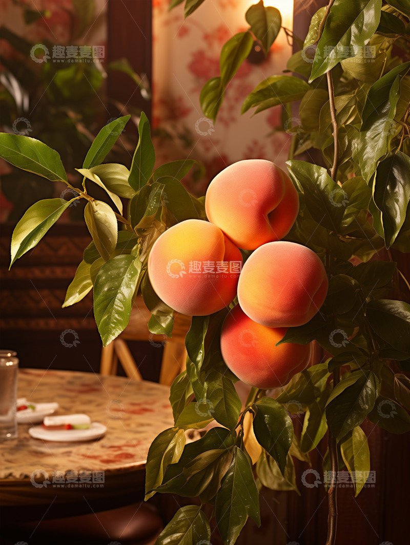 高清大图下载【趣麦麦图】水蜜桃摄影图10