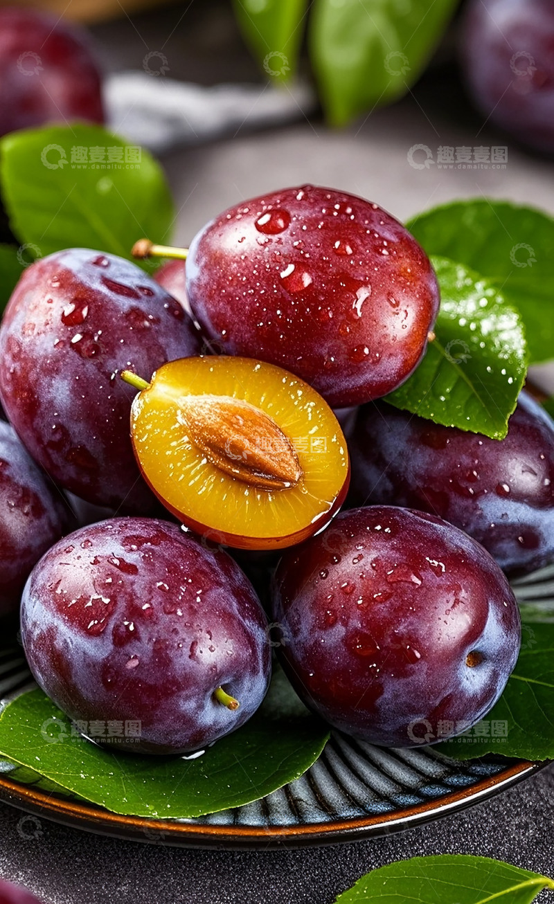 高清大图下载【趣麦麦图】西梅9