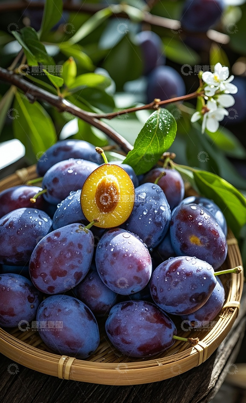高清大图下载【趣麦麦图】西梅11