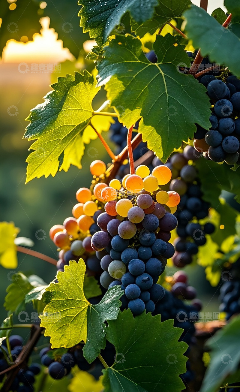 高清大图下载【趣麦麦图】紫葡萄14