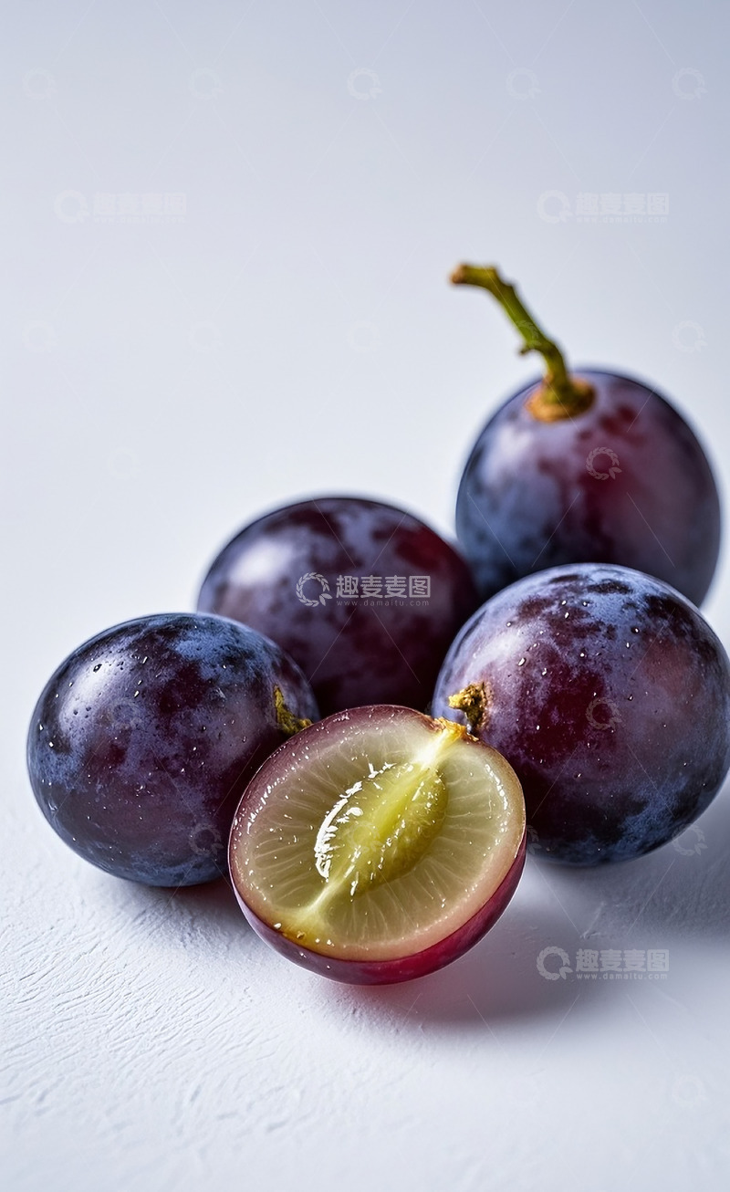 高清大图下载【趣麦麦图】紫葡萄9
