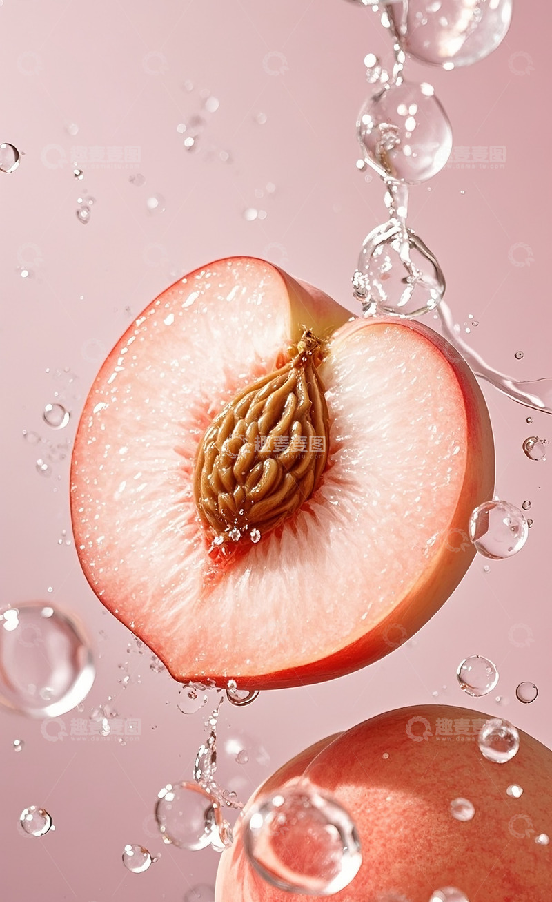 高清大图下载【趣麦麦图】新鲜的水蜜桃4