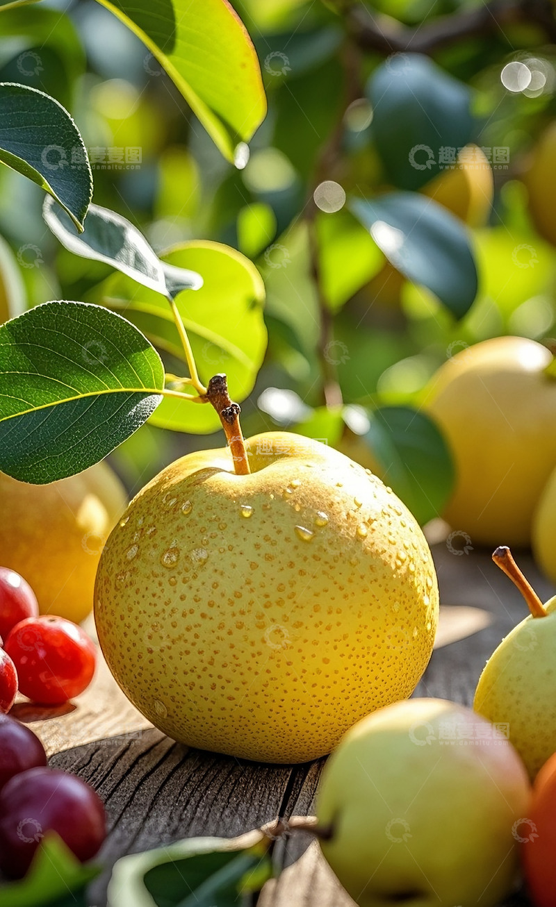 高清大图下载【趣麦麦图】-新鲜的梨7