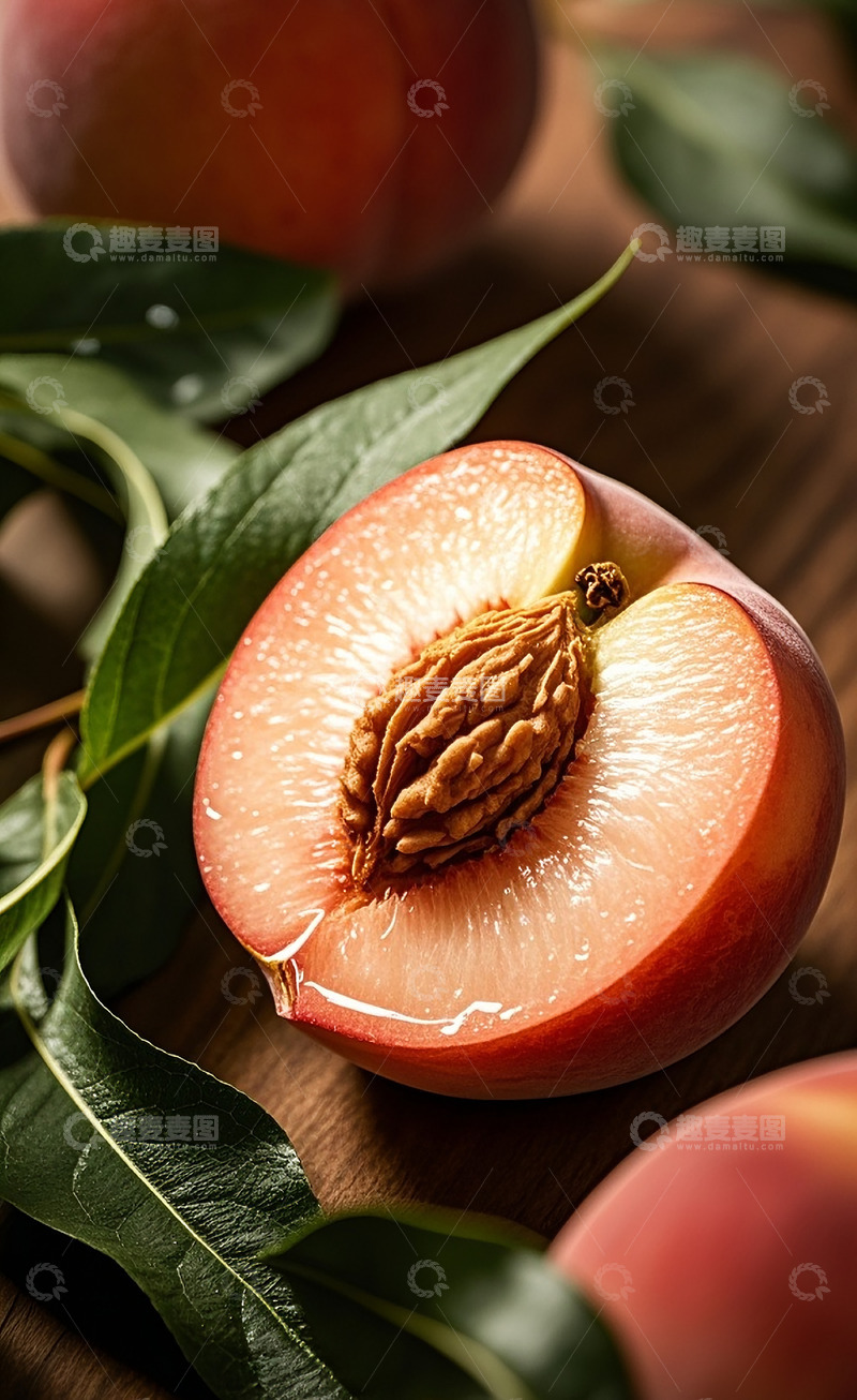高清大图下载【趣麦麦图】新鲜的水蜜桃32