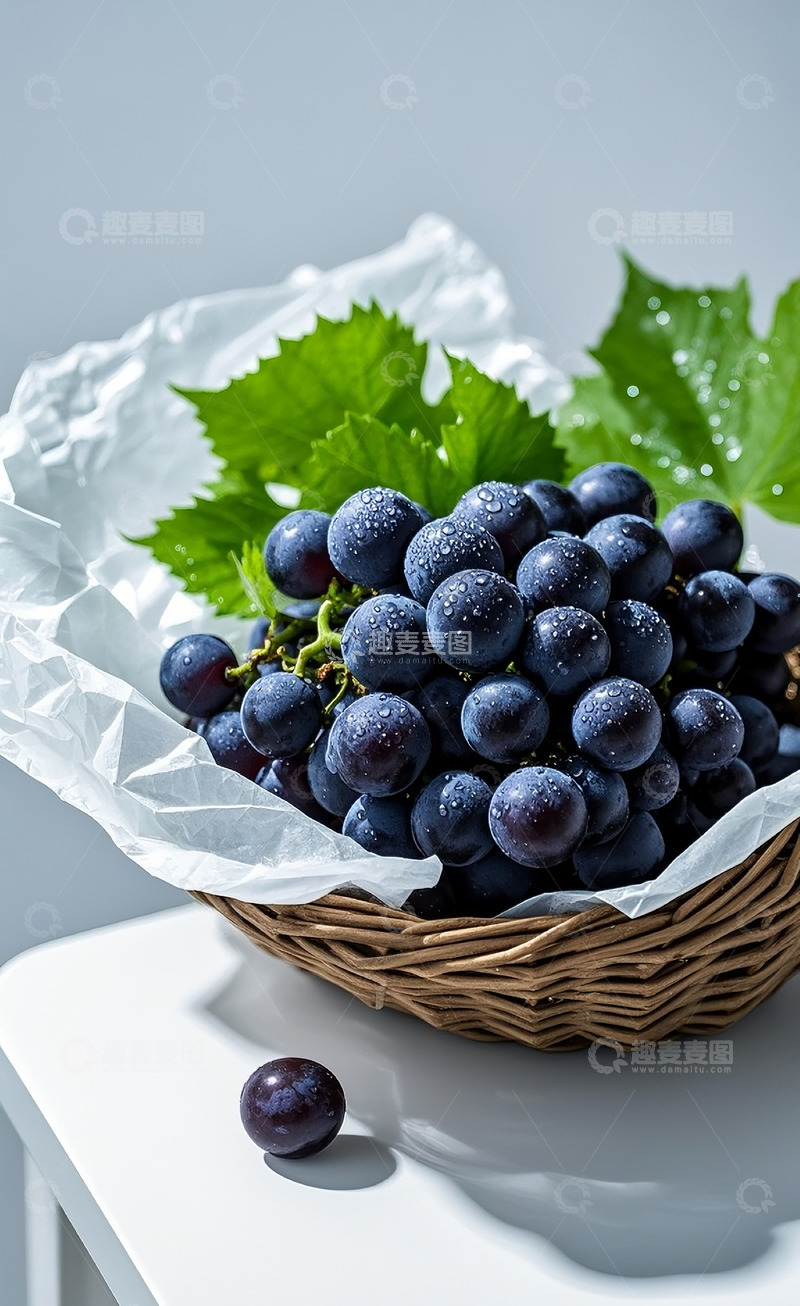 高清大图下载【趣麦麦图】紫葡萄1