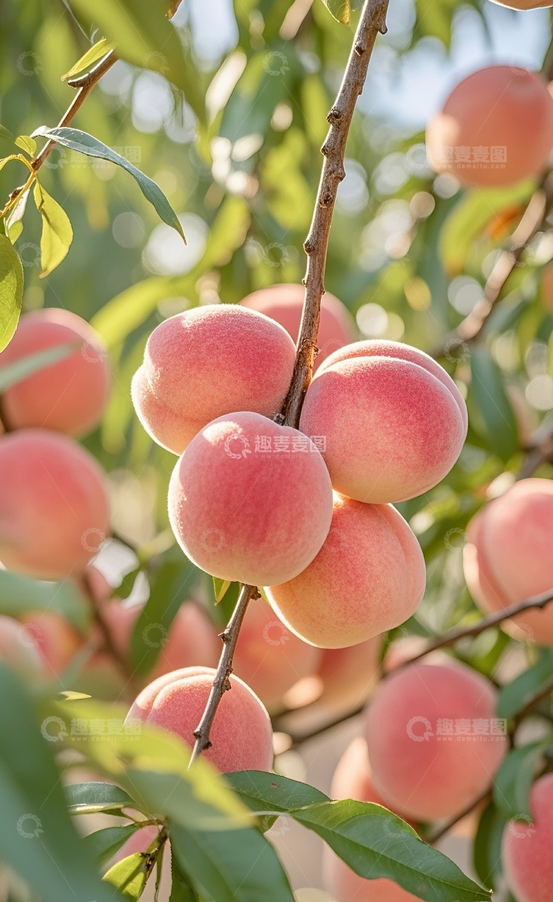 高清大图下载【趣麦麦图】新鲜的水蜜桃29