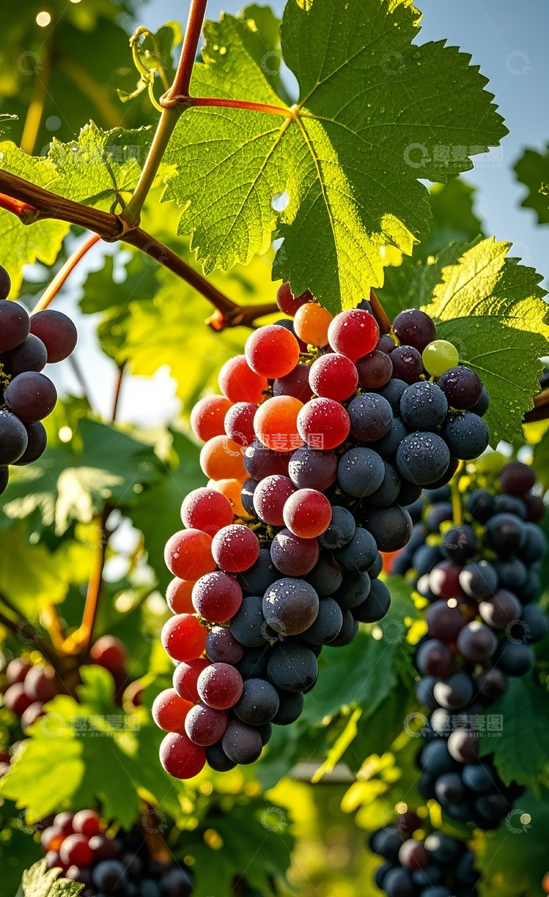 高清大图下载【趣麦麦图】紫葡萄16