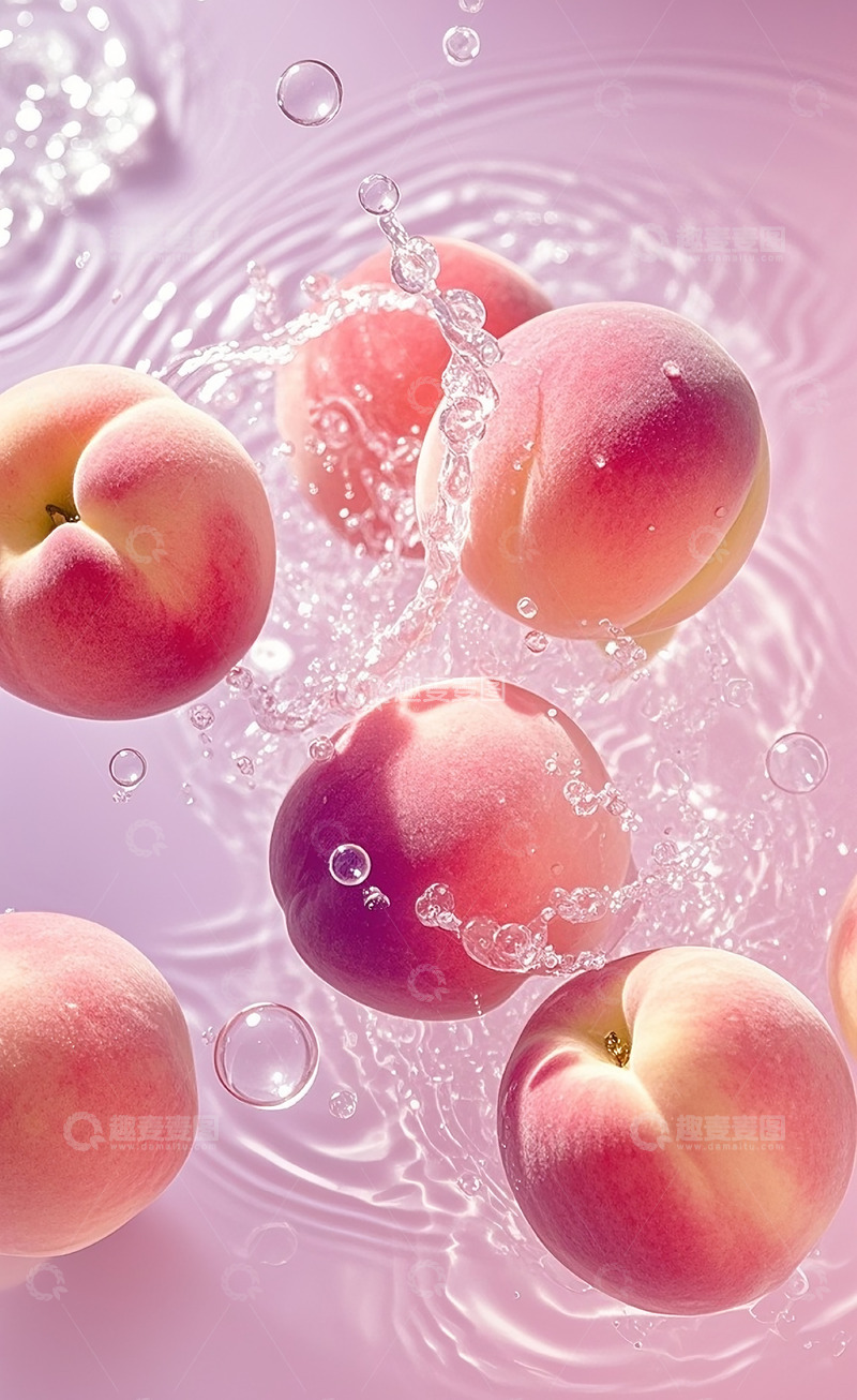高清大图下载【趣麦麦图】新鲜的水蜜桃20