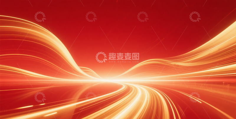 高清大图下载【趣麦麦图】红色会议背景 2