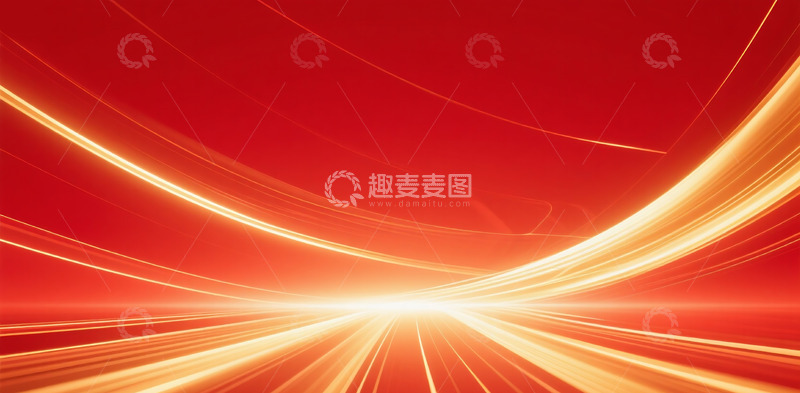 高清大图下载【趣麦麦图】红色会议背景 3