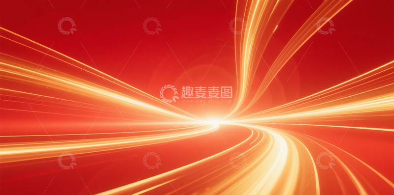 高清大图下载【趣麦麦图】红色会议背景 1