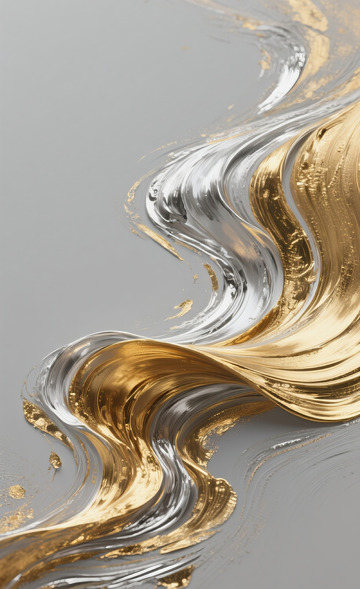 金银油画肌理背景1