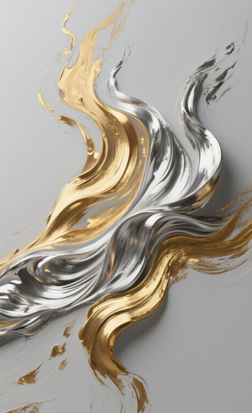 金银油画肌理背景