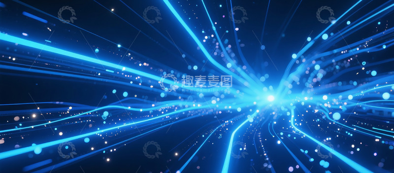 高清大图下载【趣麦麦图】蓝色会议背景1