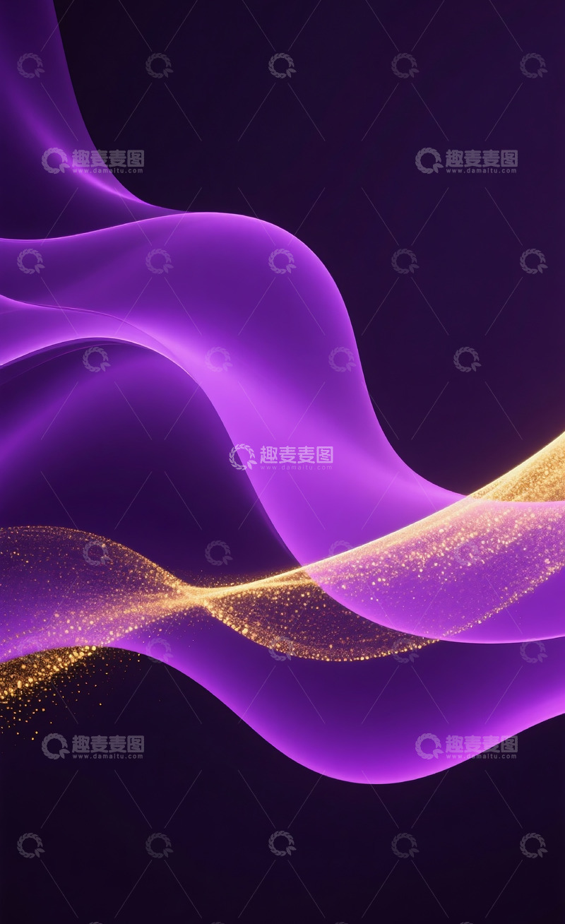 高清大图下载【趣麦麦图】金箔渐变背景6