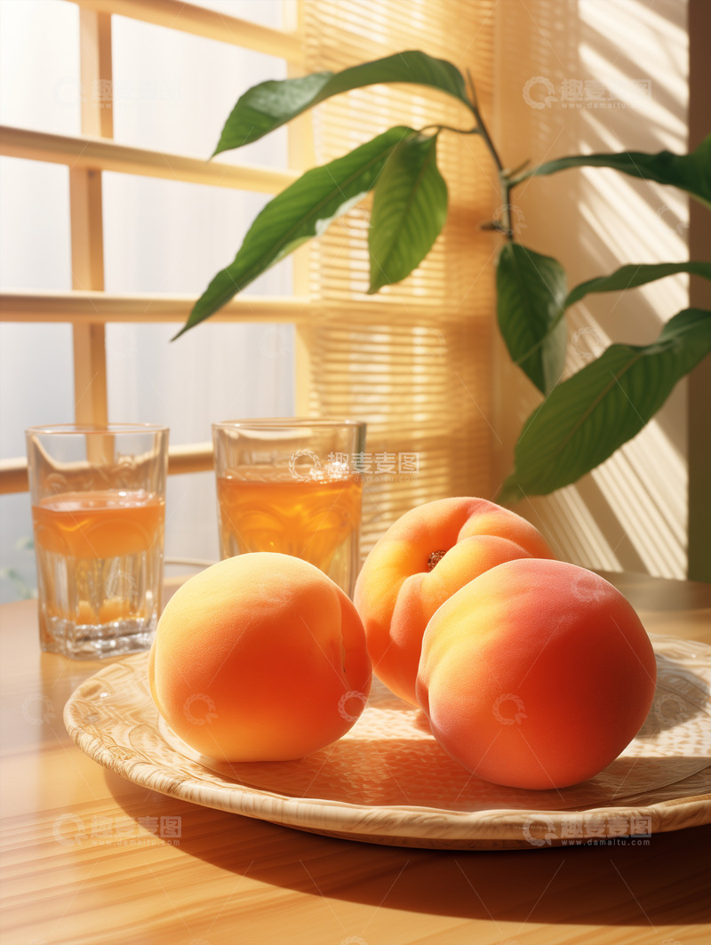 高清大图下载【趣麦麦图】水蜜桃摄影图16