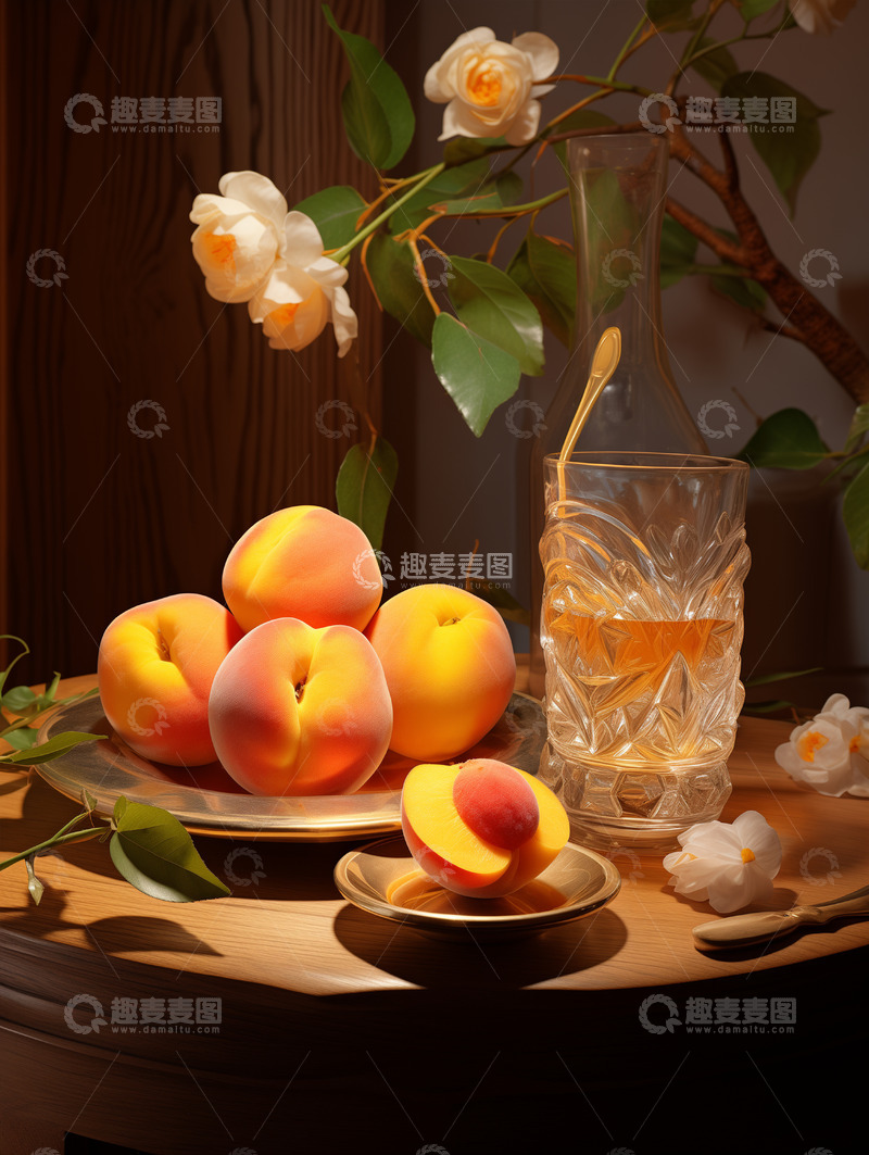 高清大图下载【趣麦麦图】水蜜桃摄影图17