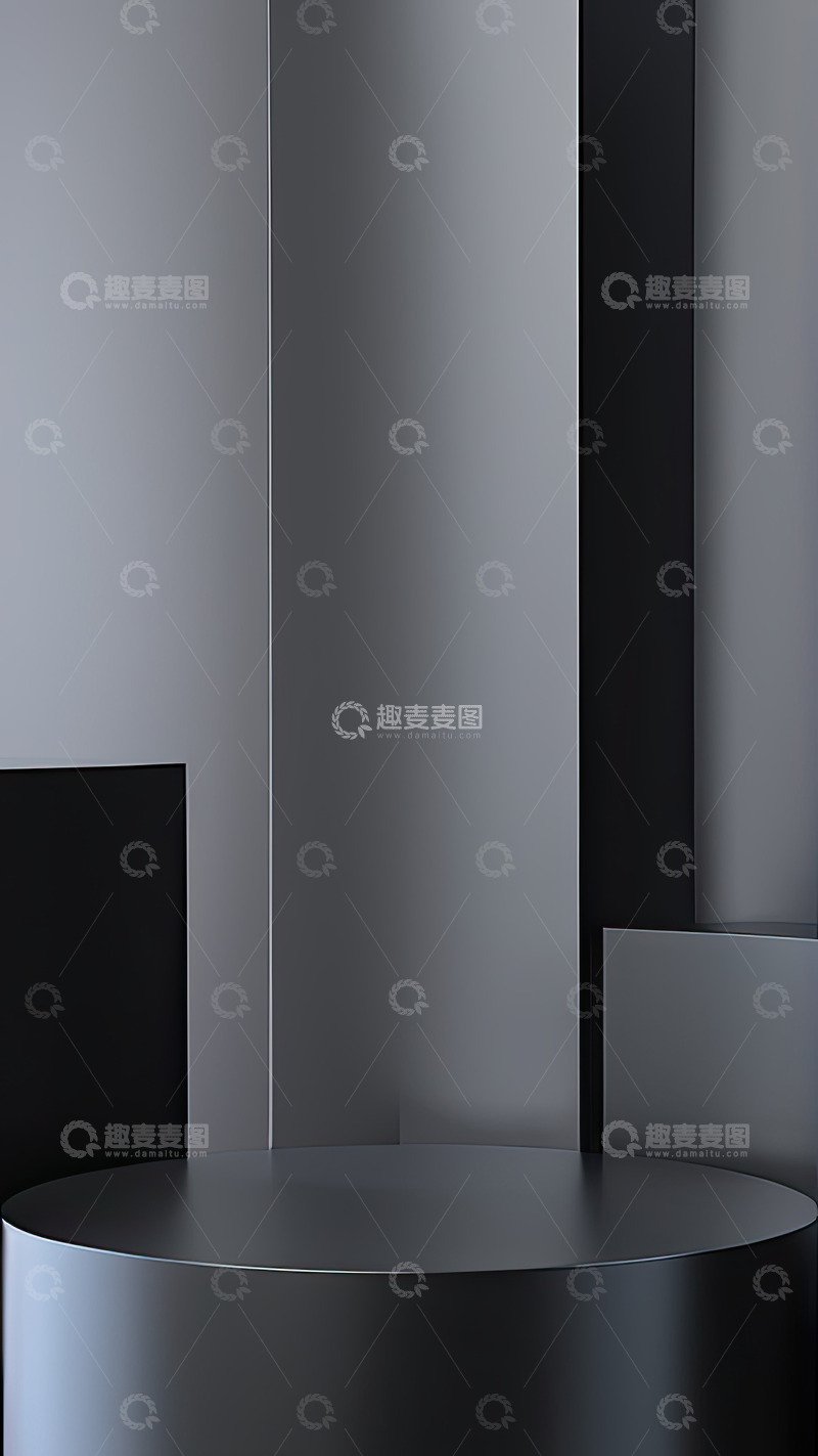 高清大图下载【趣麦麦图】3D立体产品展台AI插画高清海报背景素材13