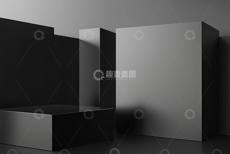 高清大图下载【趣麦麦图】3D立体产品展台AI插画高清海报背景素材25