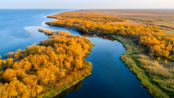 秋日平原河流风景4