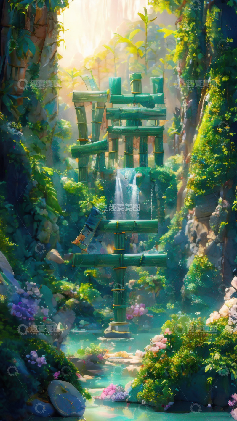 喜庆端午节特效字体AI插画高清海报图片素36