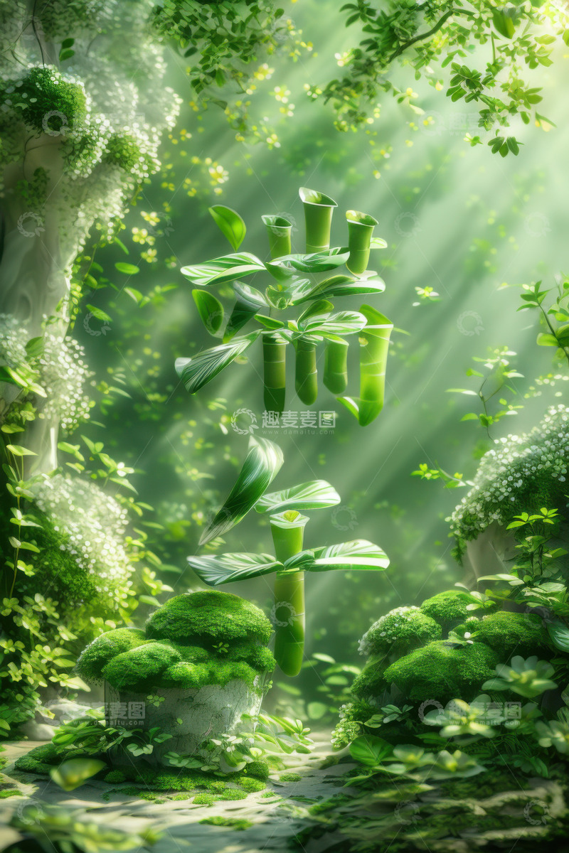 高清大图下载【趣麦麦图】喜庆端午节特效字体AI插画高清海报图片素38