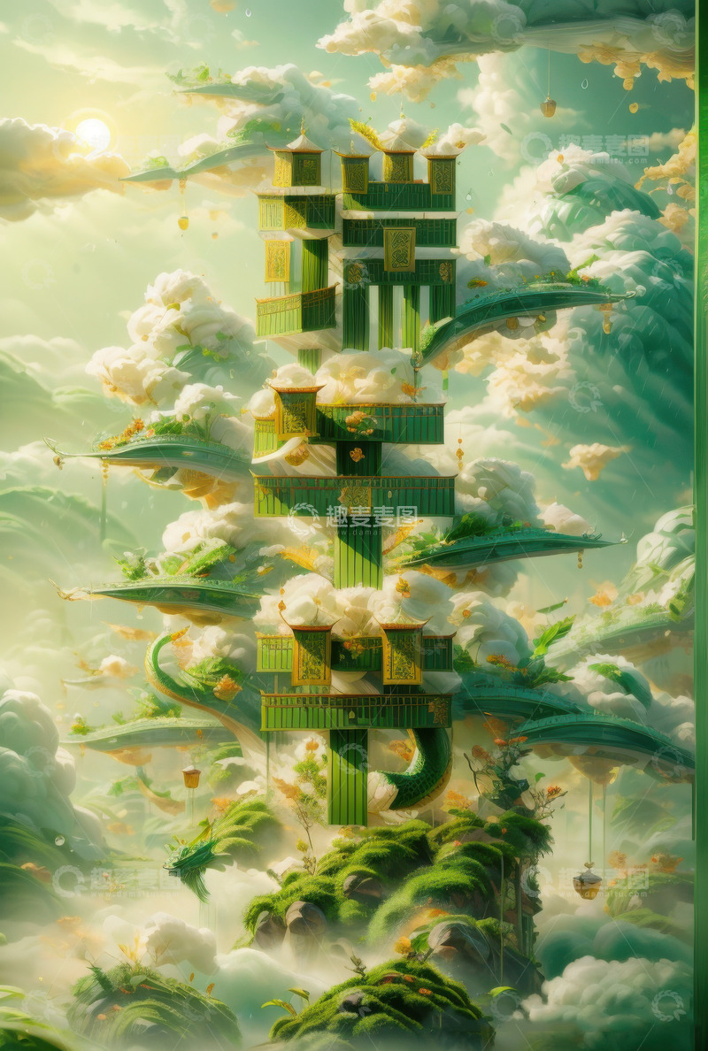 高清大图下载【趣麦麦图】喜庆端午节特效字体AI插画高清海报图片素50