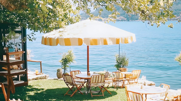 国外旅游休闲场景