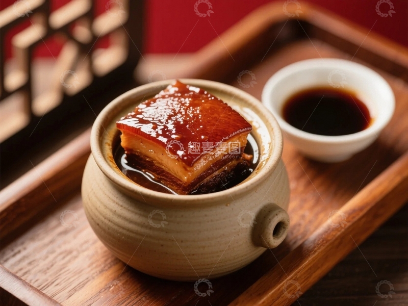 高清大图下载【趣麦麦图】地道美食中国菜东坡肉2