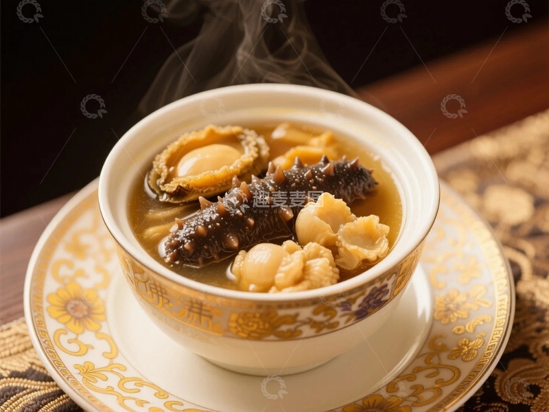 高清大图下载【趣麦麦图】地道传统美食佛跳墙