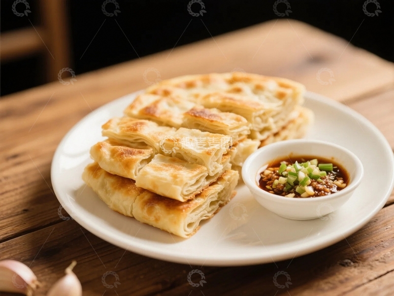 高清大图下载【趣麦麦图】酥脆可口的家常饼