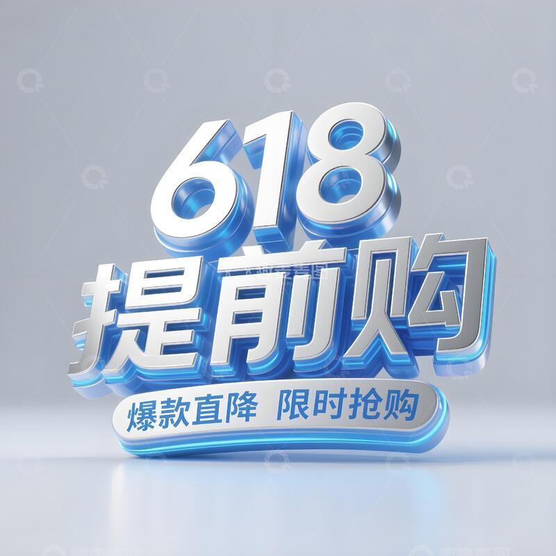 高清大图下载【趣麦麦图】618年终大促标题14