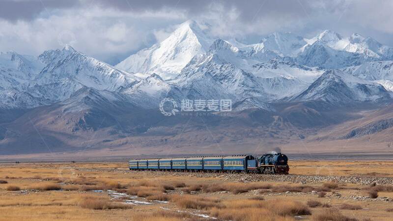 高清大图下载【趣麦麦图】火车  无人区  可可西里 2
