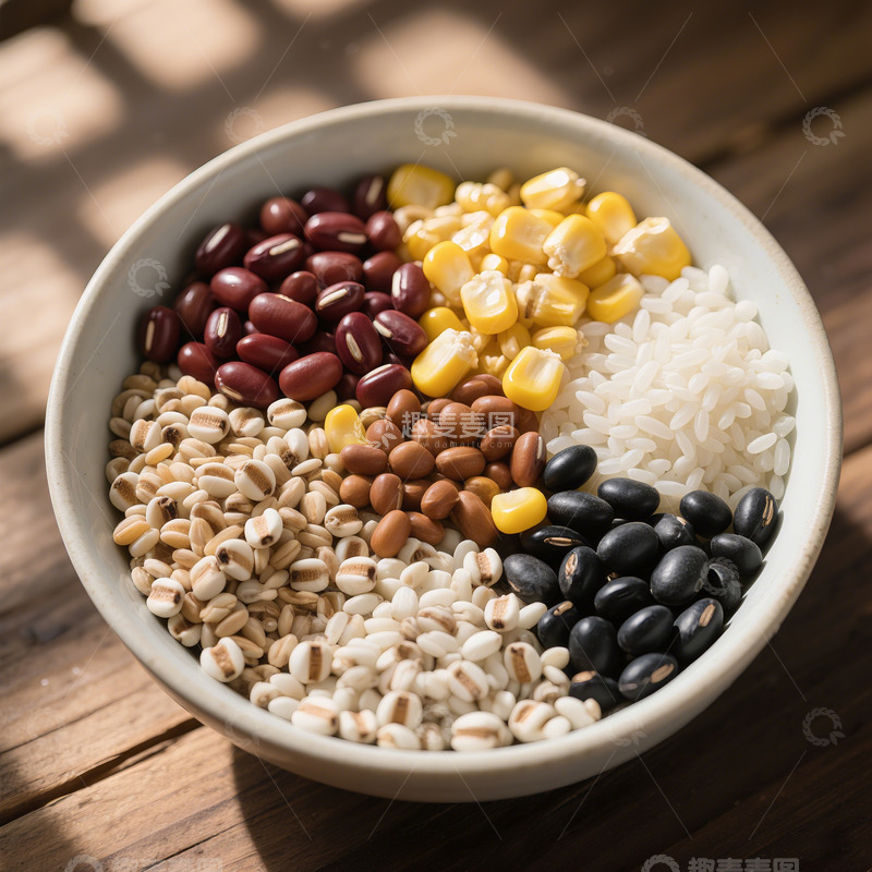 高清大图下载【趣麦麦图】五谷杂粮干粮食